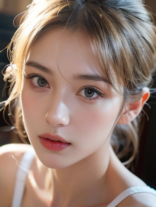 以黑裙演绎甜美少女风
